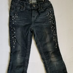 Girls Mudd black jeans, size 6